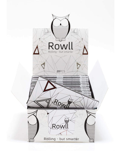 Rowll All in One Rolling Paper Kit w/ Grinder 20 Pack Classic